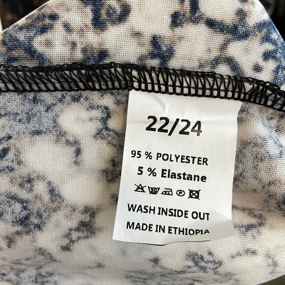 New Curve Brown Snake Print Tunic Dress - Picture 6 of 7